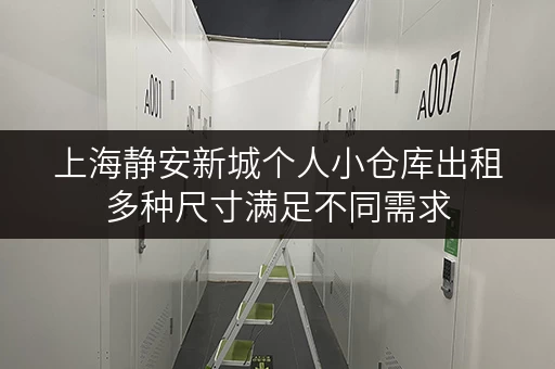 上海静安新城个人小仓库出租多种尺寸满足不同需求