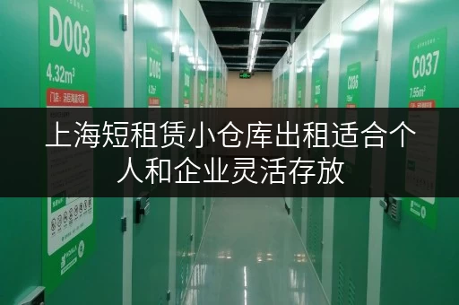 上海短租赁小仓库出租适合个人和企业灵活存放