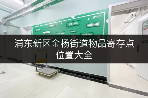 浦东新区金杨街道物品寄存点位置大全