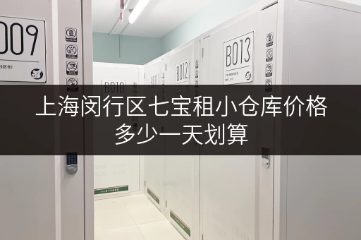 上海闵行区七宝租小仓库价格多少一天划算