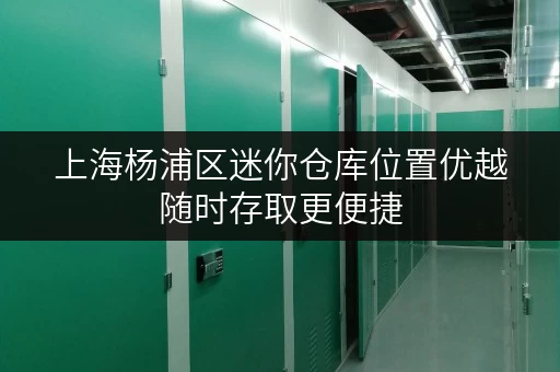 上海杨浦区迷你仓库位置优越随时存取更便捷