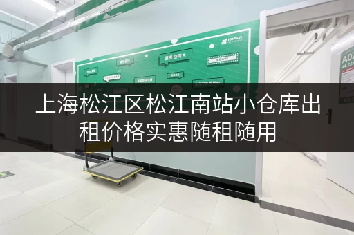 上海松江区松江南站小仓库出租价格实惠随租随用