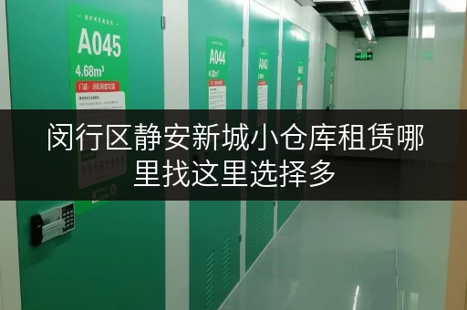 闵行区静安新城小仓库租赁哪里找这里选择多