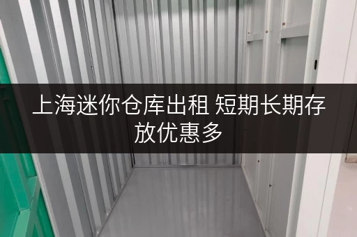 上海迷你仓库出租 短期长期存放优惠多