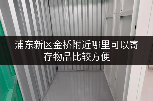 浦东新区金桥附近哪里可以寄存物品比较方便