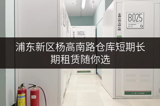 浦东新区杨高南路仓库短期长期租赁随你选 浦东新区杨高南路仓库短期长期租赁随你选