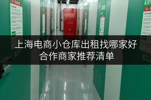 上海电商小仓库出租找哪家好 合作商家推荐清单