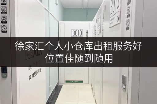 徐家汇个人小仓库出租服务好位置佳随到随用