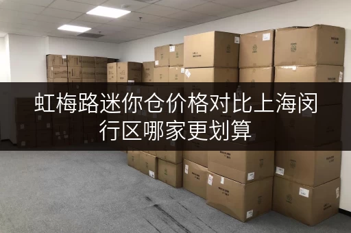 虹梅路迷你仓价格对比上海闵行区哪家更划算