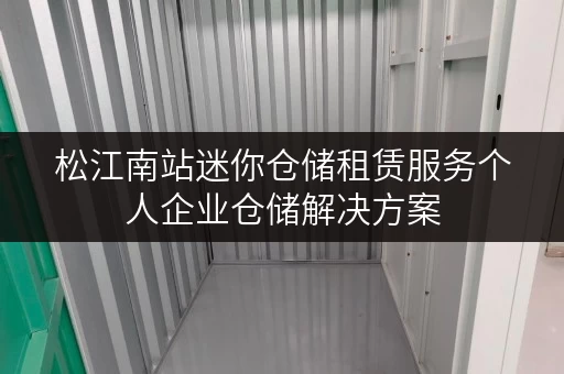 松江南站迷你仓储租赁服务个人企业仓储解决方案