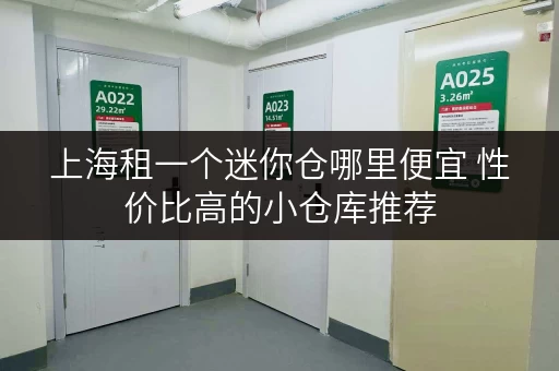 上海租一个迷你仓哪里便宜 性价比高的小仓库推荐