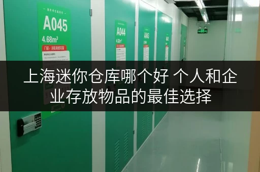 上海迷你仓库哪个好 个人和企业存放物品的最佳选择