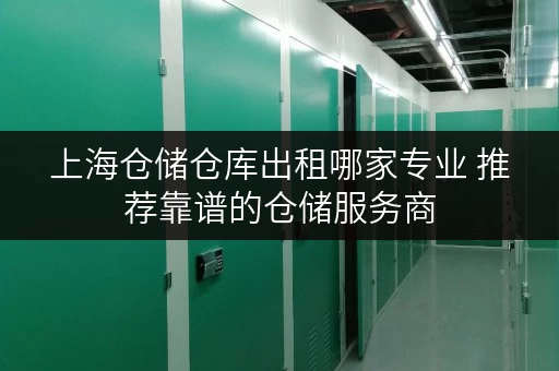上海仓储仓库出租哪家专业 推荐靠谱的仓储服务商 上海仓储仓库出租哪家专业 推荐靠谱的仓储服务商