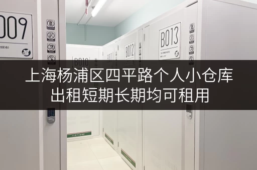 上海杨浦区四平路个人小仓库出租短期长期均可租用