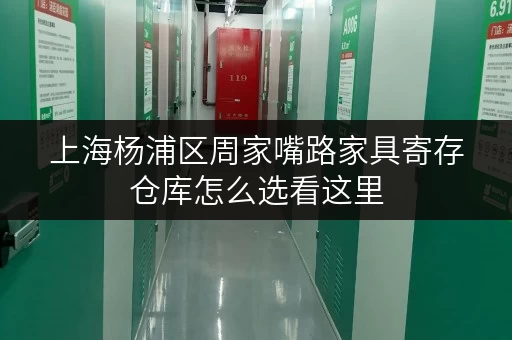 上海杨浦区周家嘴路家具寄存仓库怎么选看这里