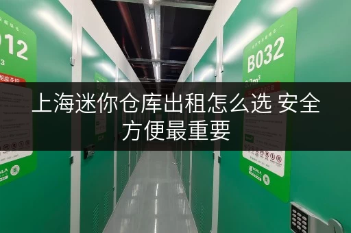 上海迷你仓库出租怎么选 安全方便最重要 上海迷你仓库出租怎么选 安全方便最重要