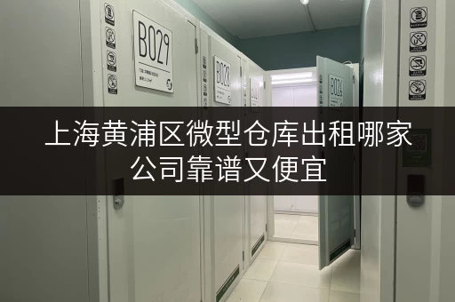 上海黄浦区微型仓库出租哪家公司靠谱又便宜