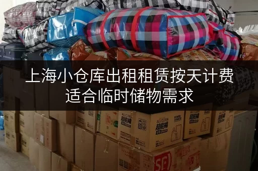 上海小仓库出租租赁按天计费适合临时储物需求