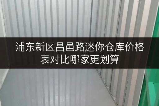 浦东新区昌邑路迷你仓库价格表对比哪家更划算 浦东新区昌邑路迷你仓库价格表对比哪家更划算