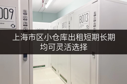 上海市区小仓库出租短期长期均可灵活选择