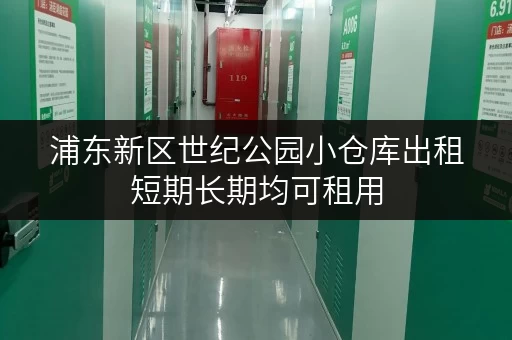 浦东新区世纪公园小仓库出租短期长期均可租用