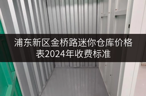 浦东新区金桥路迷你仓库价格表2024年收费标准