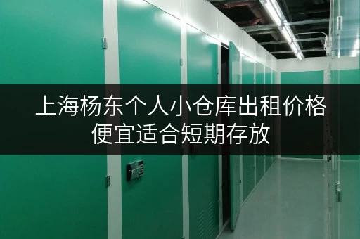 上海杨东个人小仓库出租价格便宜适合短期存放
