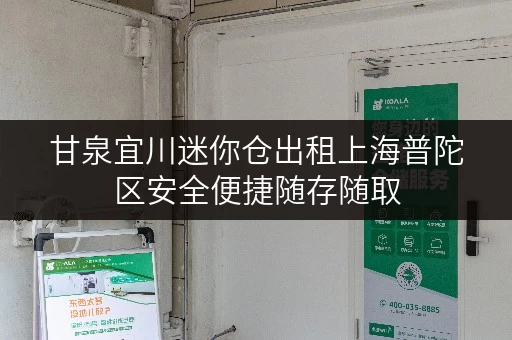 甘泉宜川迷你仓出租上海普陀区安全便捷随存随取
