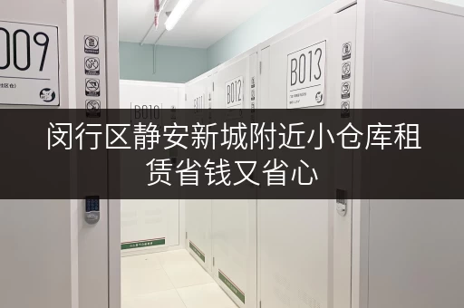 闵行区静安新城附近小仓库租赁省钱又省心