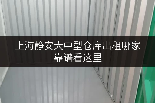 上海静安大中型仓库出租哪家靠谱看这里