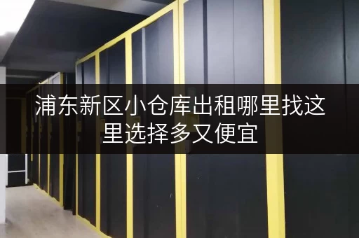 浦东新区小仓库出租哪里找这里选择多又便宜