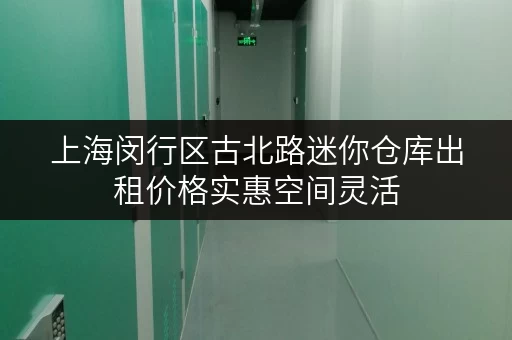 上海闵行区古北路迷你仓库出租价格实惠空间灵活