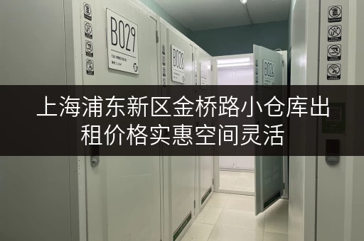 上海浦东新区金桥路小仓库出租价格实惠空间灵活