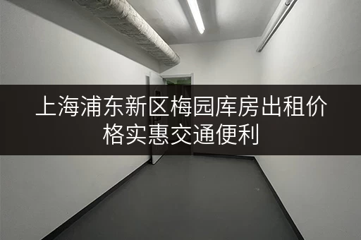 上海浦东新区梅园库房出租价格实惠交通便利