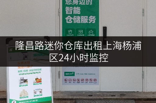 隆昌路迷你仓库出租上海杨浦区24小时监控
