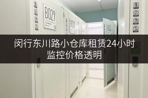闵行东川路小仓库租赁24小时监控价格透明