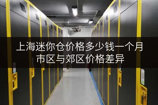 上海迷你仓价格多少钱一个月 市区与郊区价格差异