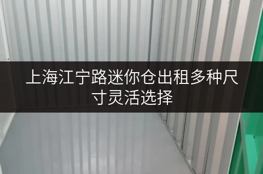 上海江宁路迷你仓出租多种尺寸灵活选择 上海江宁路迷你仓出租多种尺寸灵活选择