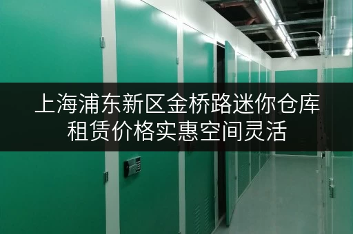 上海浦东新区金桥路迷你仓库租赁价格实惠空间灵活