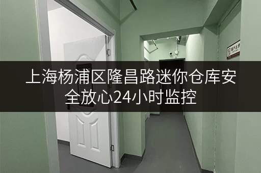 上海杨浦区隆昌路迷你仓库安全放心24小时监控 上海杨浦区隆昌路迷你仓库安全放心24小时监控
