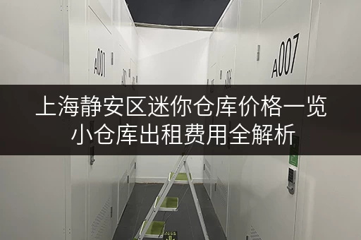 上海静安区迷你仓库价格一览 小仓库出租费用全解析