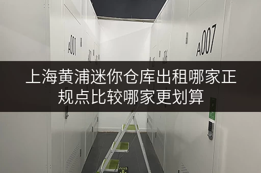 上海黄浦迷你仓库出租哪家正规点比较哪家更划算