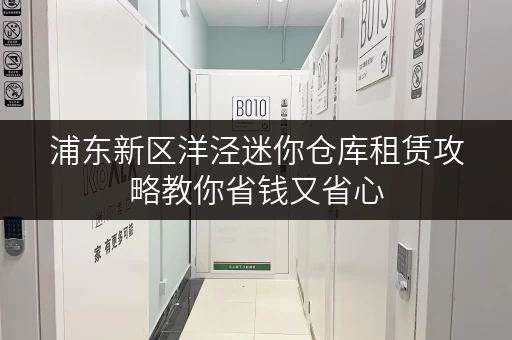 浦东新区洋泾迷你仓库租赁攻略教你省钱又省心 浦东新区洋泾迷你仓库租赁攻略教你省钱又省心