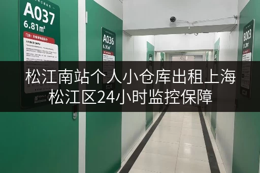 松江南站个人小仓库出租上海松江区24小时监控保障