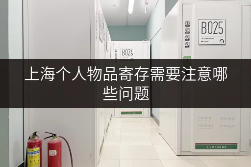 上海个人物品寄存需要注意哪些问题