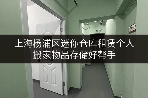 上海杨浦区迷你仓库租赁个人搬家物品存储好帮手