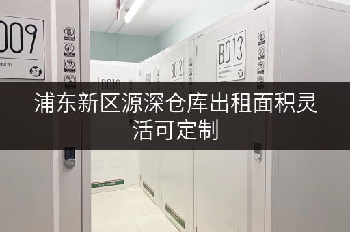 浦东新区源深仓库出租面积灵活可定制