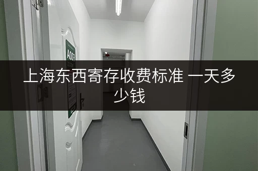 上海东西寄存收费标准 一天多少钱