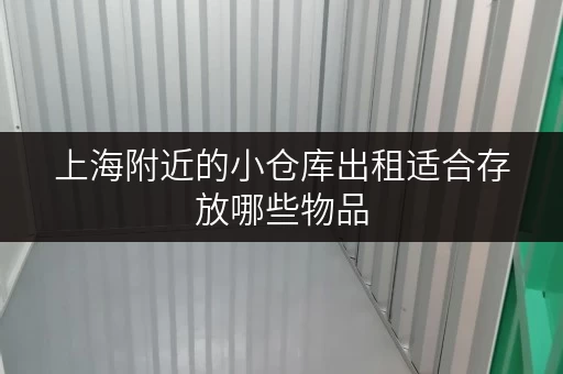 上海附近的小仓库出租适合存放哪些物品