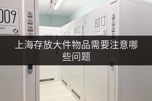 上海存放大件物品需要注意哪些问题
